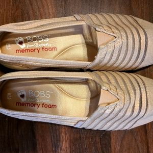 Gold Bobs by Skechers Women's size 7.5
